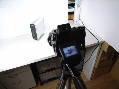 A1による撮影中